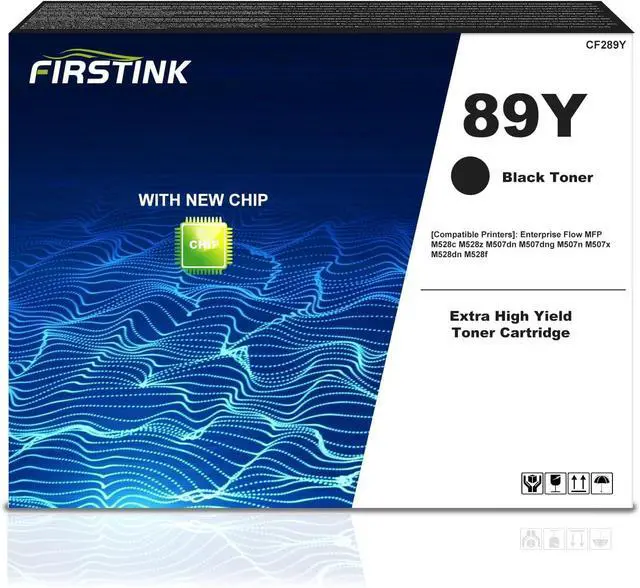 Main image of Ennovor Extra High-Yield 89Y Black Toner Cartridge CF289Y Toner [with New Chip] Replacement for Enterprise Flow MFP M528c M528z M507dn M507dng M507n M507x M528dn M528f Printer (Show Ink Level)