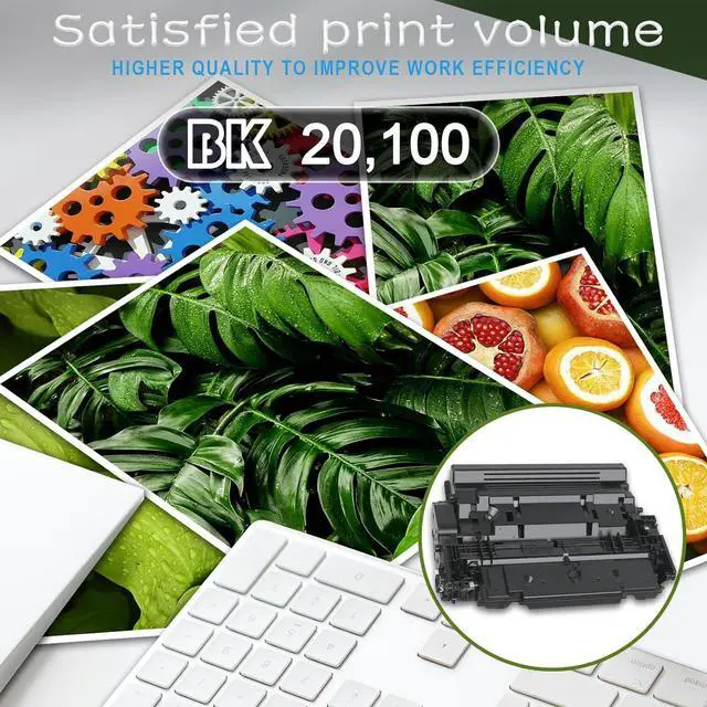 Alt view image 3 of 6 - Ennovor Extra High-Yield 89Y Black Toner Cartridge CF289Y Toner [with New Chip] Replacement for Enterprise Flow MFP M528c M528z M507dn M507dng M507n M507x M528dn M528f Printer (Show Ink Level)