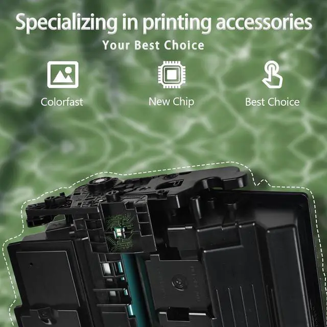 Alt view image 4 of 6 - Ennovor Extra High-Yield 89Y Black Toner Cartridge CF289Y Toner [with New Chip] Replacement for Enterprise Flow MFP M528c M528z M507dn M507dng M507n M507x M528dn M528f Printer (Show Ink Level)