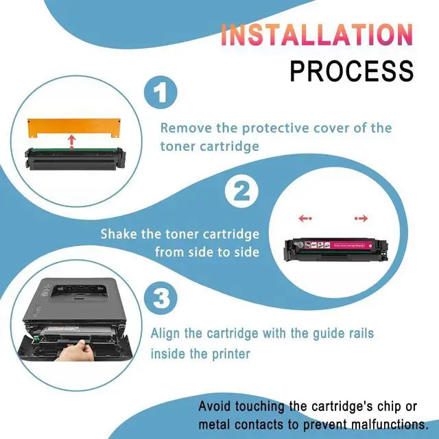 Alt view image 6 of 7 - Ennovor CE323A Toner for HP Printer: Easy to Install Replacement for HP CE323A Toner Cartridge Pro CM1411fn CM1412tn CM1413fn CM1415f CP1525nw CP1526nw CP1527nw CP1528n CP1521 1set
