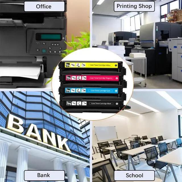 Alt view image 6 of 6 - Ennovor C3210K0 Toner Cartridge with Chip High Yeild - Compatible C3224 Toner Replacement for Lexmark C3224dw MC3224adwe MC3224i MC3326adwe MC3426i MC3326i C3326dw C3426dw Printer (C3210 1K/1C/1M/1Y)