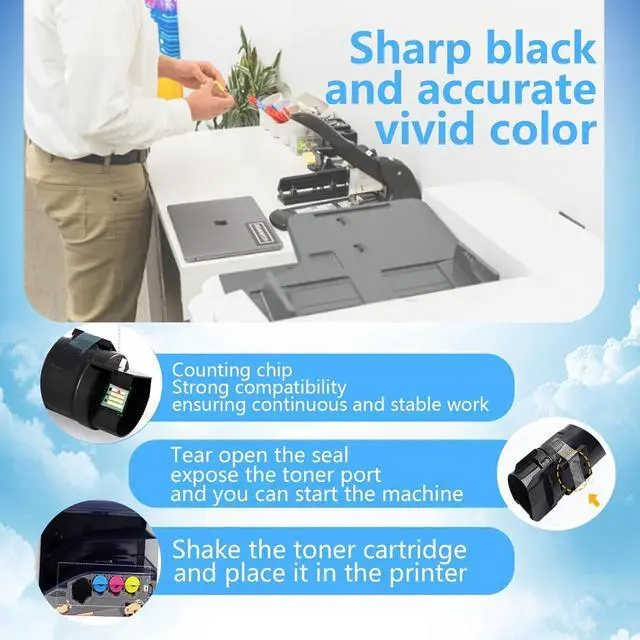 Alt view image 4 of 6 - Ennovor C950X2KG C950X2CG C950X2MG C950X2YG Toner Cartridge Replacement for C950 X950 C952 X952 X954 C950de X952dte X950de X954dhe Printers 32,000 Pages