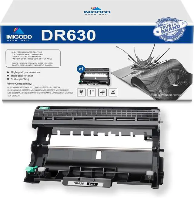 Main image of Ennovor 1-Pack DR630 Black Drum Unit Replacement for Brother High Capacity 15,000 Pages with HL-L2300D L2305W L2315DW L2320D L2340DW L2360DW L2380DW,MFC-L2680W L2685DW L2700DW L2705DW L2707DW Printer