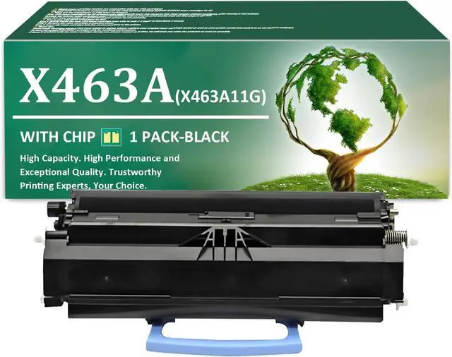 Main image of Ennovor X463A Toner Cartridge Replacement for Lexmark X463A X463A11G Black Toner Cartridges with Chip Compatible for Lexmark X463 X463de X464 X464de X466 X466de X466dte X466dwe Printers, 1 Pack