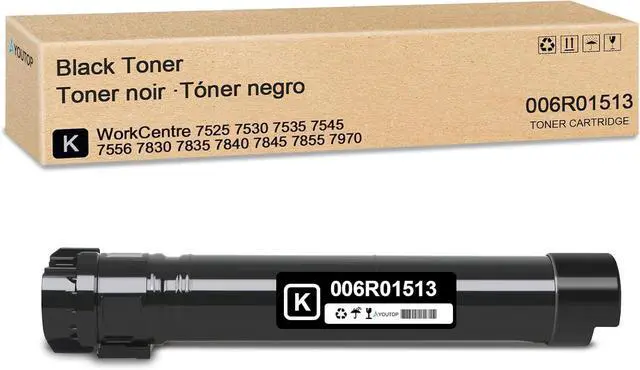 Main image of Ennovor 7525 Black Toner Cartridge (006R01513) Replacement for Xerox WorkCentre 7525 7530 7535 7545 7556 7830 7835 7845 7840 7855 7970 Printer