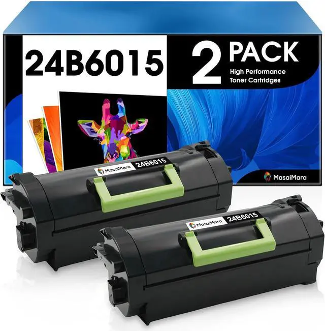 Main image of Ennovor MasaiMara 24B6015 High Capacity 35,000 Pages Compatible Toner Cartridges Replacement for Lexmark XM5163 XM5170 XM5263 M5155 M5163 M5170 Printer (Black, 2-Pack)