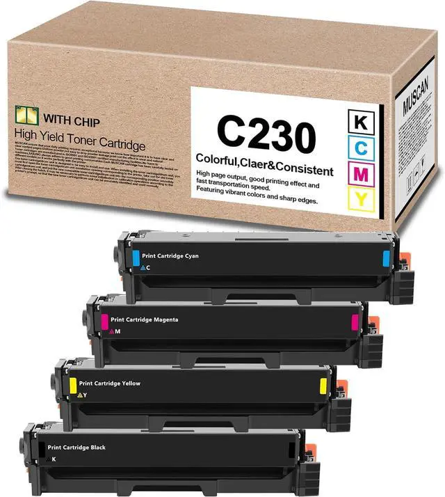 Main image of Ennovor C235 C230 Toner Cartridge Set High Capacity with New Chip 006R04391 006R04392 006R04393 006R04394 Replacement for C230DNI C235DNI Color Printer(Black Magenta Cyan Yellow)
