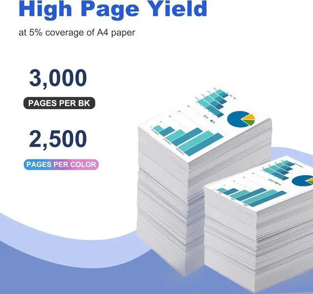 Alt view image 3 of 7 - Ennovor C235 C230 Toner Cartridge Set High Capacity with New Chip 006R04391 006R04392 006R04393 006R04394 Replacement for C230DNI C235DNI Color Printer(Black Magenta Cyan Yellow)