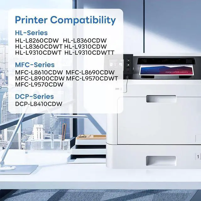 Alt view image 2 of 6 - Ennovor TN431BK TN-431BK Compatible TN431 TN-431 Black Toner Cartridge Replacement for Brother TN431 TN-431 TN431BK MFC-L8900CDW MFC-L8610CDW Toner Cartridge.