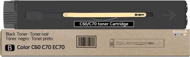 Main image of Ennovor C60 C70 Toner Cartridge 006R01655 Black Toner Cartridge Replacement for Xerox C60 C70 Toner Compatible with Xerox Color C60 C70 Printer