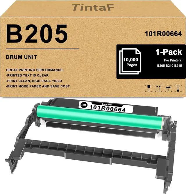 Main image of Ennovor Drum Cartridge B205 B210 B215 Drum Unit 101R00664 Black (No Toner) Replacement for Xerox B205 B205 MFP B205NI B210 B210DNI B215 B215 MFP B215DNI Printer (10,000 Pages, 1-Pack)
