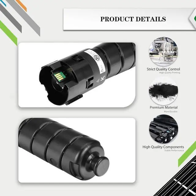 Alt view image 4 of 7 - Ennovor Compatible 73D0HK0 73D0HC0 73D0HY0 73D0HM0 Toner Cartridges Replacement for Lexmark CS943de Printers, High Capacity 52,000 Pages Black*1