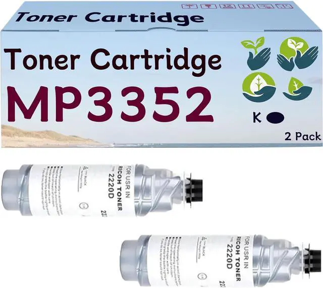 Main image of Ennovor MP3352 Toner Cartridge Compatible for Ricoh MP3352 888169 Toner Cartridges Work for Ricoh Aficio MP3352 MP2852 MP2352SP MP2852SP MP3352SP Printers 2 Pack