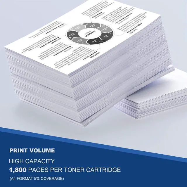 Alt view image 3 of 6 - Ennovor 17A CF217A Toner 2-Pack | 17A Ink Cartridge Replacement for HP 17A Black Toner Cartridge Works with Laser Pro M102a M102w Pro MFP M130a M130nw M130fn M130fw Printer Printer