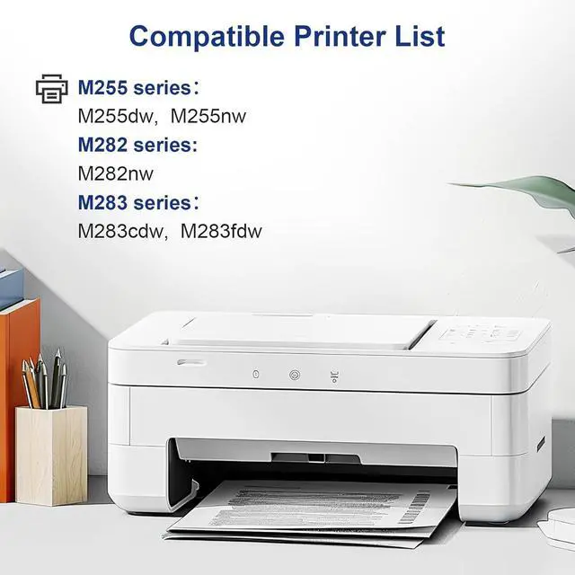 Alt view image 2 of 7 - Ennovor INKCLOUD 206A Toner Cartridges 4 Pack with Chip Compatible Replacement for HP 206A 206X W2110A W2110X Work with Color Pro MFP M283fdw M283cdw Pro M255dw M283 M255 Printer Ink High Yield Toner