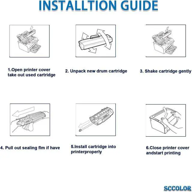 Alt view image 2 of 7 - Ennovor C505 C500 Drum Unit/C505 C500 Drum Cartridge Replacement for Xerox C505 C500 Drum Unit use for Versalink C500 C505 C500DN C500N C505S C505X Laser Printer
