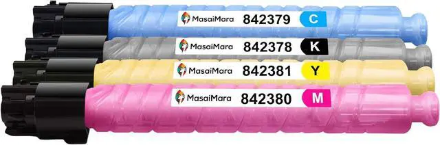 Alt view image 7 of 7 - Ennovor MasaiMara IM C3000 IM C3500 High Capacity Compatible Toner Cartridges Replacement for Ricoh 842251 842254 842253 842252 for Ricoh IM C3000 IM C3500 Printer (Black Cyan Magenta Yellow, 4-Pack)