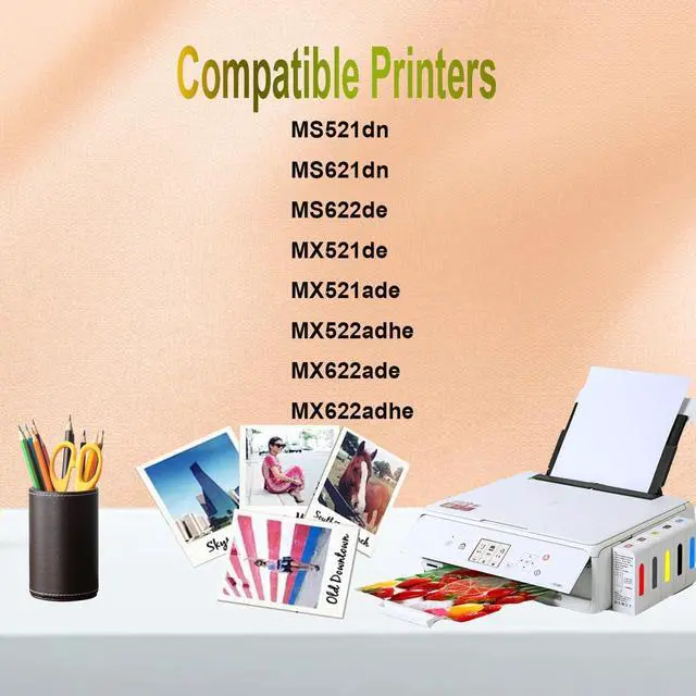 Alt view image 2 of 7 - Ennovor 56F1U00 Black Ultra High Yield Toner Cartridge Compatible for MS521dn MS621dn MS622de MX521de MX521ade MX522adhe MX622ade MX622adhe Printers (1 Black)