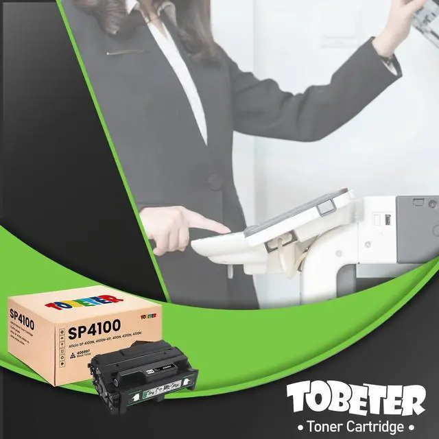 Alt view image 7 of 7 - Ennovor SP4100 Toner 402809 406997 Toner Cartridge Compatible for Ricoh Aficio SP 4100 4100N 4100N-KP 4110 4110N 4210 4210N 4310 4310N Printer Toner(1 Black, High Yield 15,000 Pages)