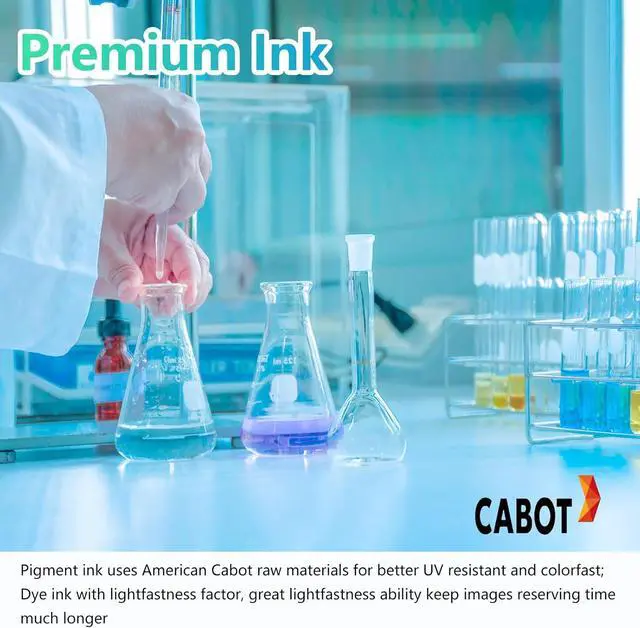 Alt view image 4 of 6 - PFI-120 Ink Compatible for imagePROGRAF TM-305 TM-300 TM-200 TM-205 Printer, Replacement PFI120MBK PFI120BK PFI120C PFI120M PFI120Y (130-ml Pigment Ink, 5 Pack)