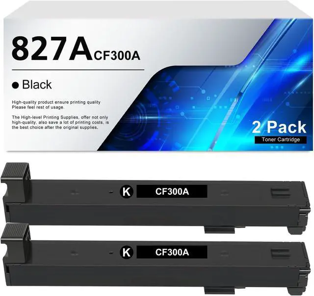 Main image of Ennovor 827A CF300A Black High Yield Toner Cartridge Replacement for HP 827A Toner Cartridge Compatible for HP Color Enterprise Flow MFP M880, M880z, M880z+ Printers (2 Pack, 29,500 Pages)