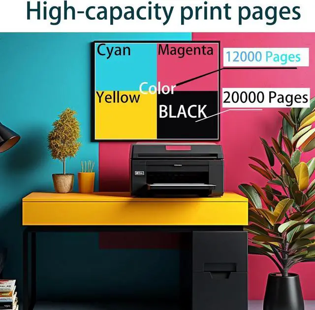 Alt view image 3 of 7 - Ennovor Compatible for Copystar CS2552ci Printers (4-Pack BK/C/M/Y)