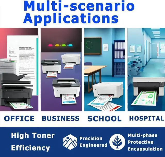 Alt view image 5 of 7 - Ennovor Compatible for Xerox 006R01583 Toner Cartridge, High Yield Replacement for Xerox 4110 4112 4127 4590 4595 Printers, 72,000 Pages, Smooth Printing 1 Pack