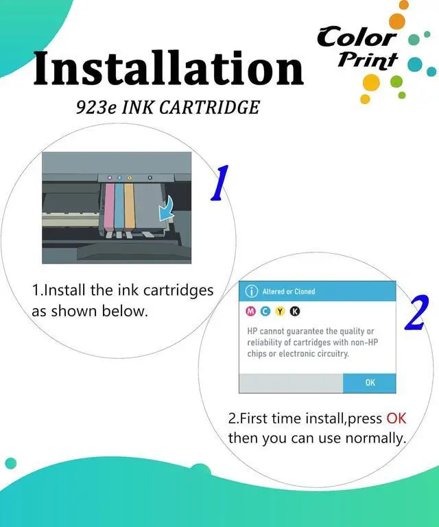 Alt view image 5 of 7 - Ennovor Compatible 923e Black Ink Cartridge Replacement for Hp 923e Ink for Office-Jet Pro 8120 8120e 8122e 8123 8130 8130e 8135e 8138e 8139e Printer (2-Pack, Black, 4K0T7LN)