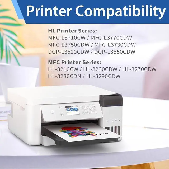 Alt view image 3 of 7 - TN223 TN223BK/C/M/Y High Yield Toner Cartridge Replacement for Brother TN-223BK/C/M/Y TN-227 TN227 for HL-L3210CW HL-L3290CDW HL-L3270CDW MFC-L3770CDW MFC-L3750CDW Printer (5 Pack, Business Toners)