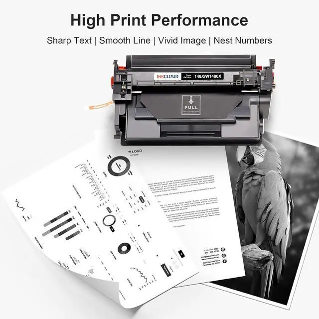 Alt view image 6 of 7 - Ennovor INKCLOUD 148X Black Toner Cartridges 2 Pack with Chip and Upgrade Device Compatible Replacement for 148A 148X W1480X for HP Pro MFP 4101fdw 4101fdn 4101dw, Pro 4001n 4001dn 4001dw