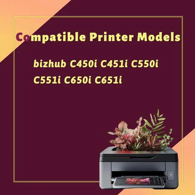 Alt view image 2 of 7 - Ennovor TN-626 Toner Cartridges Compatible for Konica Minolta bizhub C450i C451i C550i C551i C650i C651i Printers, Print Up to 28000 Pages, Bright Colors (4 Pack Black)