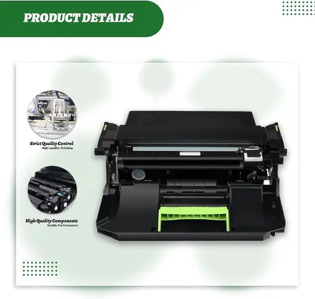Alt view image 4 of 7 - Ennovor 50F0Z0E High Capacity Imaging Unit Compatible for Lexmark MS310d 310dn 312dn 315dn MS410d 410dn 415dn MS510dn 610dn 610dtn 610de 610dte Printers 1 Pack