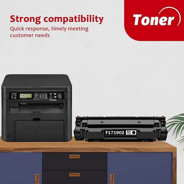 Alt view image 5 of 6 - Ennovor F171902 Black Toner Cartridge (2-Pack) - PINOS Compatible F171902 Toner Cartridge Replacement for Canon F171902 Black Toner Cartridge Work with F171902 Printer