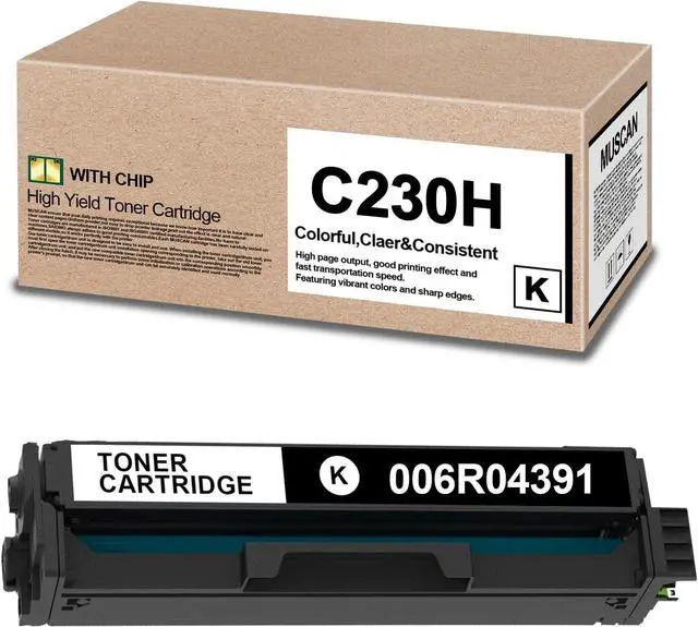 Main image of Ennovor C230 C235 High Capacity Toner Cartridge 006R04391 with New Chip Replacement for C230 C230DNI C235 C235DNI Printer(1 Black)