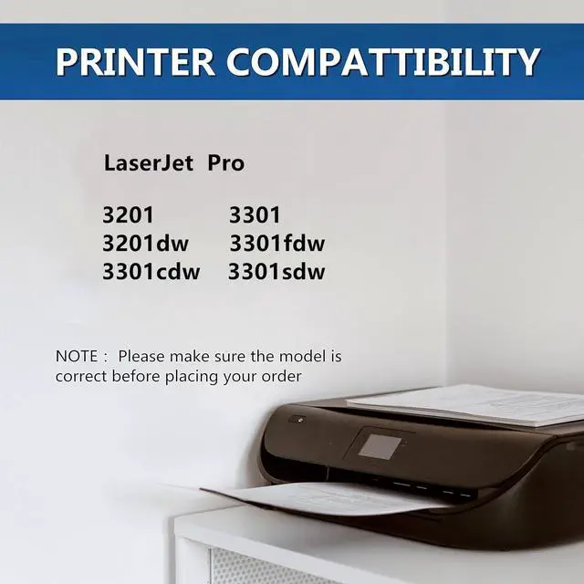 Alt view image 2 of 6 - Ennovor (With Chip)218A W2180A Toner replacement for HP 218A W2180A W2181A W2182A W2183A Toner cartridges for use in HP Color LaserJet Pro 3201 3201dw 3301 3301fdw 3301cdw 3301sdw Printers ( 4 Color )