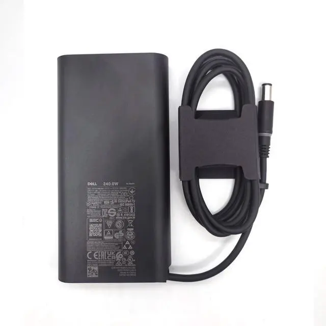 Alt view image 7 of 7 - Dell Laptop Charger 240W Watt Barrel 7.4mm tip GAN AC Power Adapter,Alienware M15 R7 X16 X17 R2 X15 R2 M17 R5 Charger, Black, LA240PM200