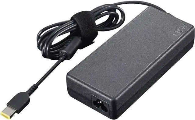 Alt view image 4 of 4 - Lenovo - 135W AC Laptop Adapter & Charger - Slim Tip - Compatible with IdeaPad Gaming, Legion, and Other Models - Model Number ADL135NDC3A