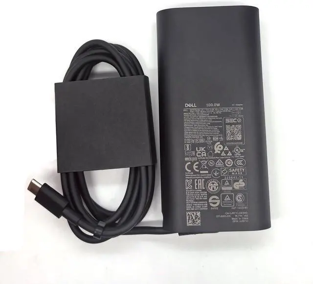 Alt view image 7 of 7 - Dell 100W Laptop Charger USB C Type C AC Adapter,Precision 3580 3580 3580 3581 Charger,Latitude 7640 5540 9440 AC Adapter,Inspiron 14 Plus 7430, Black, DA100PM220