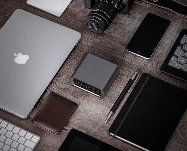 Alt view image 6 of 7 - 360 Electrical Laptop Charger, Profile 160W USB-C Charger, 4-Port Multi-Device Fast Charging, Advanced GaN Power Adapter, ChargeSense 2, for MacBook, Surface, iPhone, Galaxy, Pixel, and More