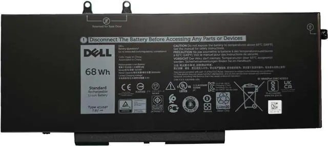 Main image of Dell 4GVMP Battery for DELL Precision 3540 3550 DELL Latitude 5400 E5400 5500 E5500 Inspiron 7590 7591 7791 2n1 Series P84F P84F001 P42E P42E001 P98G001 1V1XF R8D7N RF7WM 0RF7WM 9JRYT 09JRYT 0C5GV2