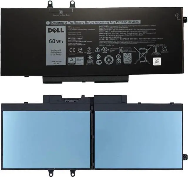 Alt view image 4 of 6 - Dell 4GVMP Battery for DELL Precision 3540 3550 DELL Latitude 5400 E5400 5500 E5500 Inspiron 7590 7591 7791 2n1 Series P84F P84F001 P42E P42E001 P98G001 1V1XF R8D7N RF7WM 0RF7WM 9JRYT 09JRYT 0C5GV2