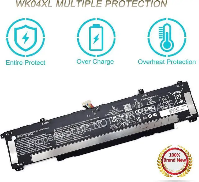 Alt view image 3 of 7 - New WK04XL HSTNN-IB9V HSTNN-OB2C HSTNN-WB0B Laptop Battery Compatible with HP OMEN 16-b Victus 16-e OMEN 16-c Victus 16-d Victus 15-f Series Laptop Notebook 15.4V 70.07Wh