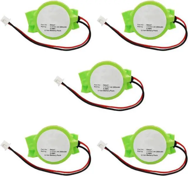 Main image of Synergy Digital CMOS/BIOS Batteries, Compatible with Fujitsu Lifebook S6010 CMOS/BIOS, (Li-Ion, 3V, 200 mAh), Replacement for Asus 0G4221 Battery, Combo-Pack Includes: 5 x SDBU-L6906 Batteries