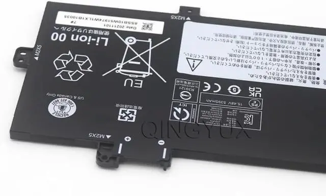 Alt view image 3 of 5 - L21D4P73 L21M4P73 L21M4P74 L21C4P72 SB10W51974 5B10W51873 Laptop Battery Compatible with Lenovo ThinkPad P16s T16 1st Gen 2022 Series