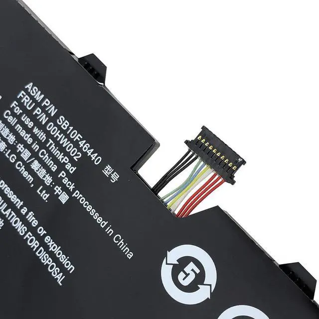 Alt view image 2 of 3 - New 14.8V 45Wh 45N1700 45N1701 Laptop Battery Compatible with Lenovo ThinkPad New X1 Carbon 14 Series