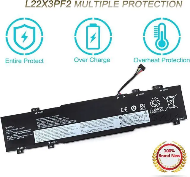 Alt view image 3 of 7 - New L22X3PF2 L22B3PF2 L22D3PF2 L22M3PF2 L22C3PF2 Laptop Battery Compatible with Lenovo V14 G4 AMN // V15 G4 AMN Series Notebook