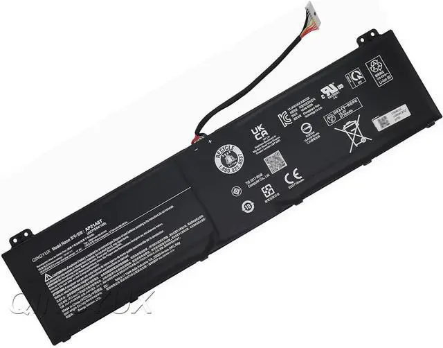 Main image of AP21A8T AP21A7T Laptop Battery Compatible with Acer Predator Helios 300 PH317-56-78LY PH315-55-72EA PH315-55-770K PH315-55-965Z PH317-56-78SM PH315-55-78L7 Nitro 5 AN517-55-50NF Series