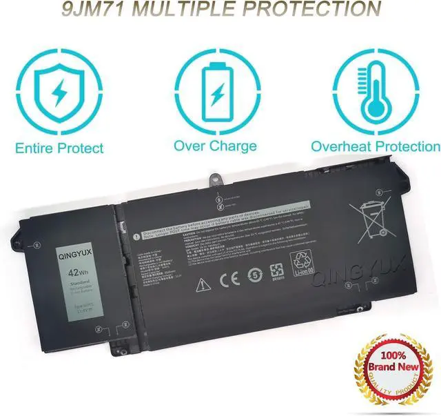 Alt view image 3 of 6 - New 9JM71 7FMXV TN2GY 4M1JN 1PP63 HDGJ8 MHR4G Laptop Battery Compatible with Dell Latitude 5320 2-in-1/7320 2-in-1/7420 2-in-1 Latitude 5320 7320 7420 7520 Series Notebook