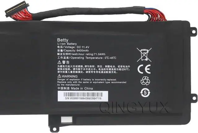Alt view image 2 of 5 - Betty RZ09-0102 RZ09-0116 RZ09-0130 Laptop Battery Compatible with Razer Blade 14 INCH 2013 2014 2015 RZ09-01301E20 RZ09-01302E22 RZ09-01161E31 RZ09-01020102 Series Notebook