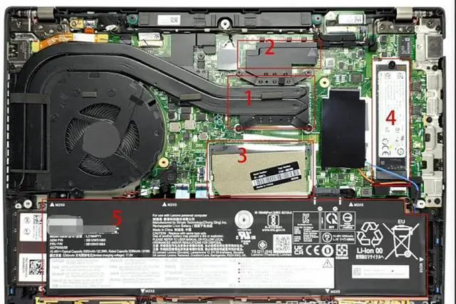 Alt view image 2 of 3 - L21M4P71 L21L4P71 L21M4P72 L21D4P71 L21C4P71 SB10W51965 5B10W51864 SB10W51968 Laptop Battery Compatible with Lenovo ThinkPad T14 P14s 3rd Gen 2022 Series Notebook